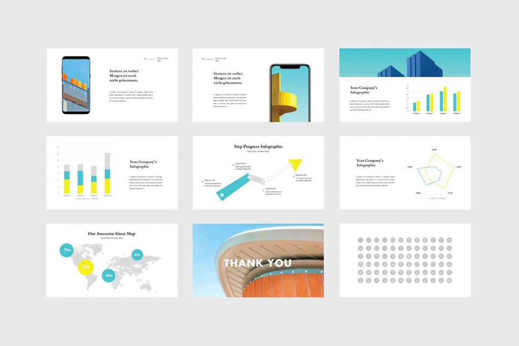 Quil Architecture PowerPoint Template (PPT)