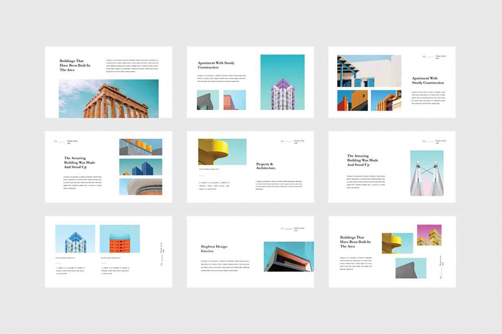 Quil Architecture PowerPoint Template (PPT)